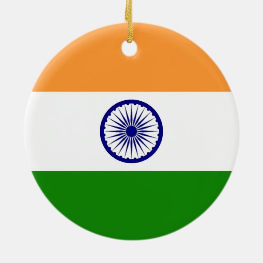 Ornament met Indiase vlag (Achterkant)