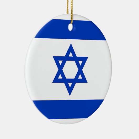 Ornament met Israëlische vlag (Rechts)