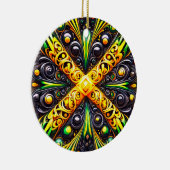 Ornament met Jamaicaanse kleuren Design (Rechts)