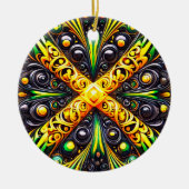 Ornament met Jamaicaanse kleuren Design (Voorkant)