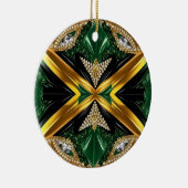 Ornament met Jamaicaanse kleuren Design (Rechts)