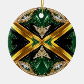 Ornament met Jamaicaanse kleuren Design (Voorkant)