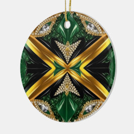 Ornament met Jamaicaanse kleuren Design