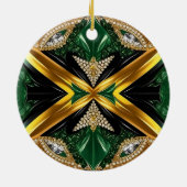 Ornament met Jamaicaanse kleuren Design (Achterkant)