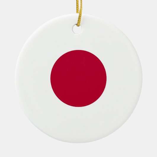 Ornament met Japanse vlag (Voorkant)