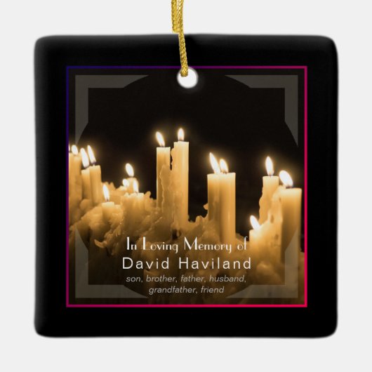 Ornament met kaarsen Bereavement - HAMbyWG (Voorkant)