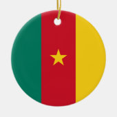 Ornament met Kameroense vlag (Voorkant)