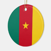 Ornament met Kameroense vlag (Links)