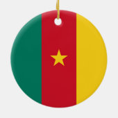 Ornament met Kameroense vlag (Achterkant)