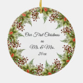 Ornament met keramische keramiek voor paren (Achterkant)