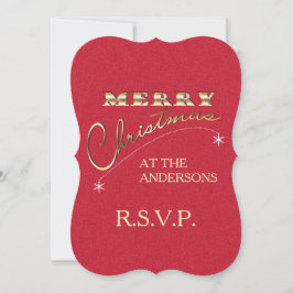 Ornament met  kerst voor fijne kerst - RSVP Kaart