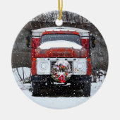 Ornament met kerst voor vrachtwagens (Voorkant)