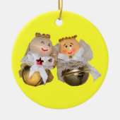 Ornament met kerstangels (Voorkant)