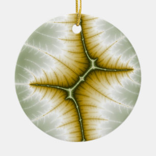 Ornament met kerstbomen