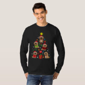 Ornament met kerstbomen Funny Dog Gift T-shirt (Voorkant volledig)