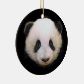 Ornament met kerstbomen Panda (Rechts)