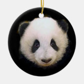 Ornament met kerstbomen Panda (Voorkant)