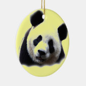 Ornament met kerstbomen Panda (Rechts)