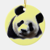 Ornament met kerstbomen Panda (Voorkant)