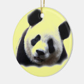 Ornament met kerstbomen Panda (Links)
