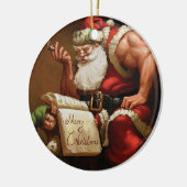 Ornament met kerstbomen - voor bakkerijen (Links)