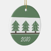 Ornament met kerstbomen voor mod (Rechts)
