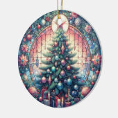 Ornament met kerstboomronde (Links)