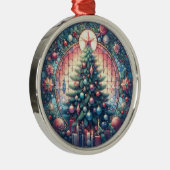 Ornament met kerstboomronde (Rechts)