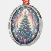 Ornament met kerstboomronde (Links)