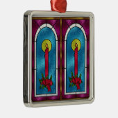 Ornament met kerstboomstructuur voor gordelglas (Rechts)