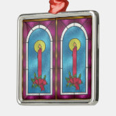 Ornament met kerstboomstructuur voor gordelglas (Links)