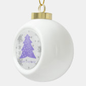 Ornament met kerstboomstructuur voor lavender (Rechts)