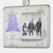 Ornament met kerstboomstructuur voor lavender (Links)