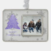 Ornament met kerstboomstructuur voor lavender (Voorkant)