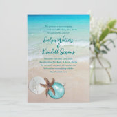 Ornament met kerstbruiloft kaart (Staand voorkant)