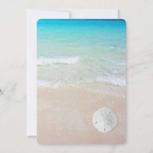 Ornament met kerstbruiloft kaart (Achterkant)