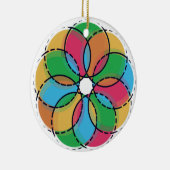 Ornament met kerstcadeau voor Merry Kerstmis (Rechts)