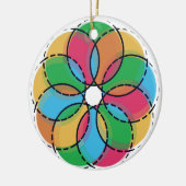 Ornament met kerstcadeau voor Merry Kerstmis (Links)