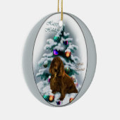 Ornament met kerstcadeaus voor vellen Spaniel (Rechts)