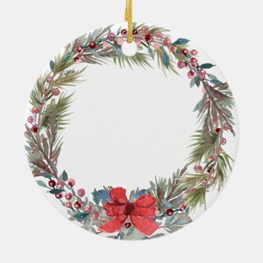 Ornament met kerstcadeaus voor zuster (Achterkant)