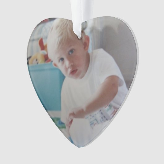 Ornament met kerstcadeautjes voor baby's (voorkant)