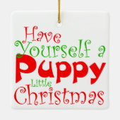 Ornament met kerstfeestdag (Achterkant)