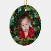 Ornament met kerstfoto's, (Rechts)