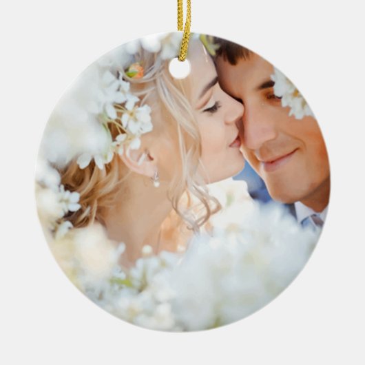 Ornament met kerstfoto's in Moose Country (Voorkant)