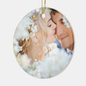 Ornament met kerstfoto's in Moose Country (Links)