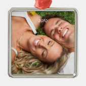 Ornament met kerstfoto's van vogels Garland en Pin (Voorkant)