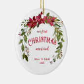 Ornament met kerstgevechtsbomen (Rechts)