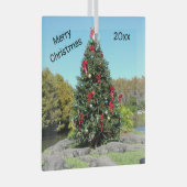 Ornament met Kerstglas uit Florida Alligator (Voorkant Rechts)