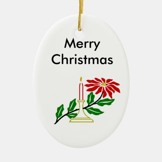 Ornament met kerstkaarsen (Voorkant)