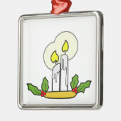 Ornament met kerstkaarsen (Links)